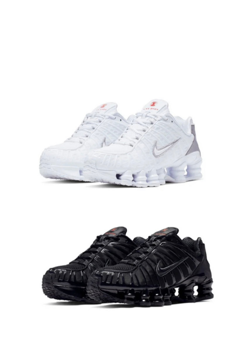 2X NIKE SHOX TL ( BLACK AND WHITE )