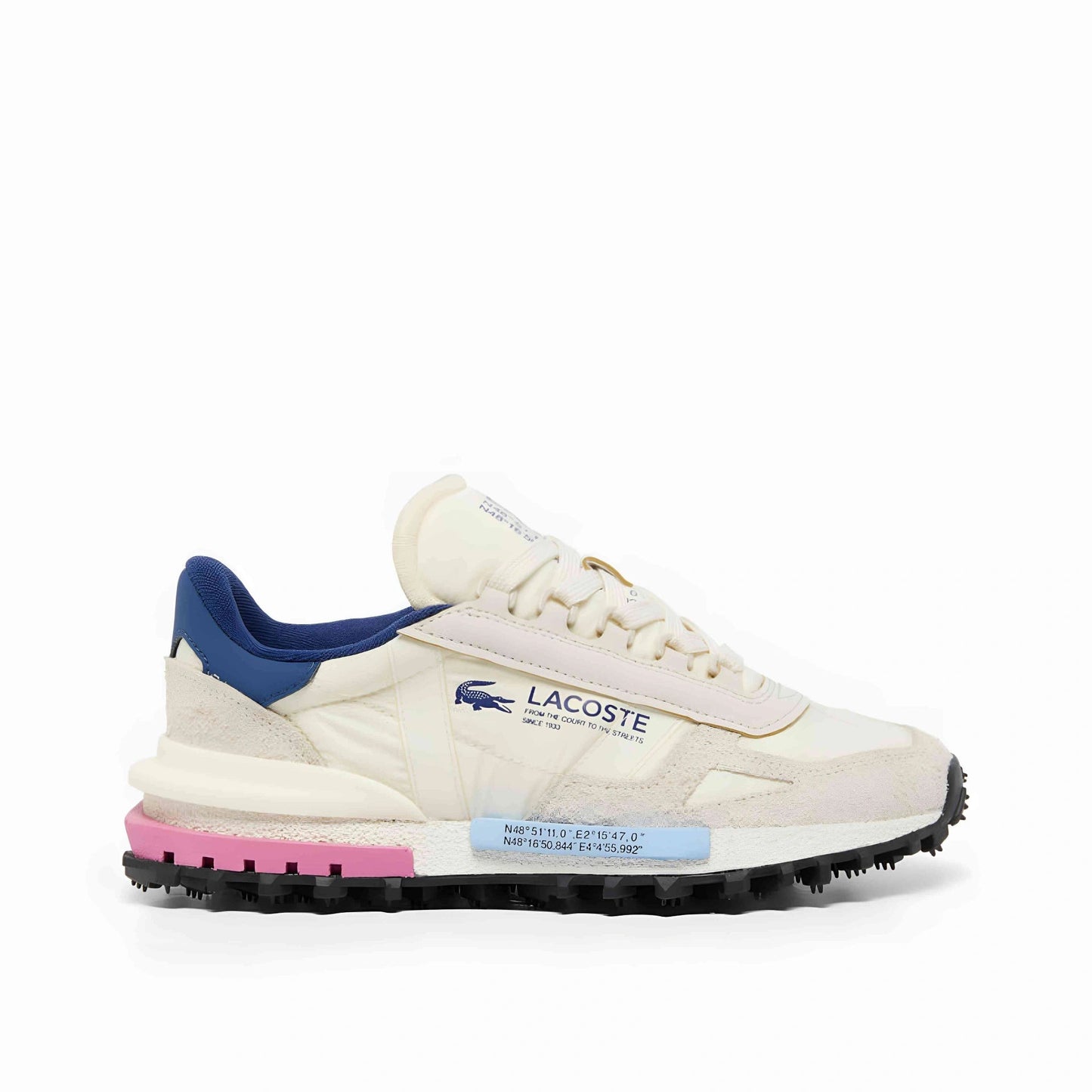 Lacoste Women's Elite Active
"Beige Multi" Shoes
Trainers "Offwhite/navy"