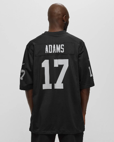 NFL LAS VEGAS RAIDERS HOME GAME JERSEY DAVANTE ADAMS 17 Our kulture Shop
