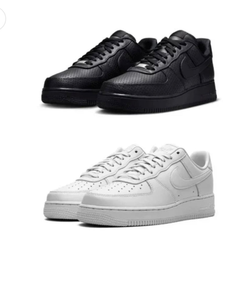 2X Airforce 1s (Black and White)