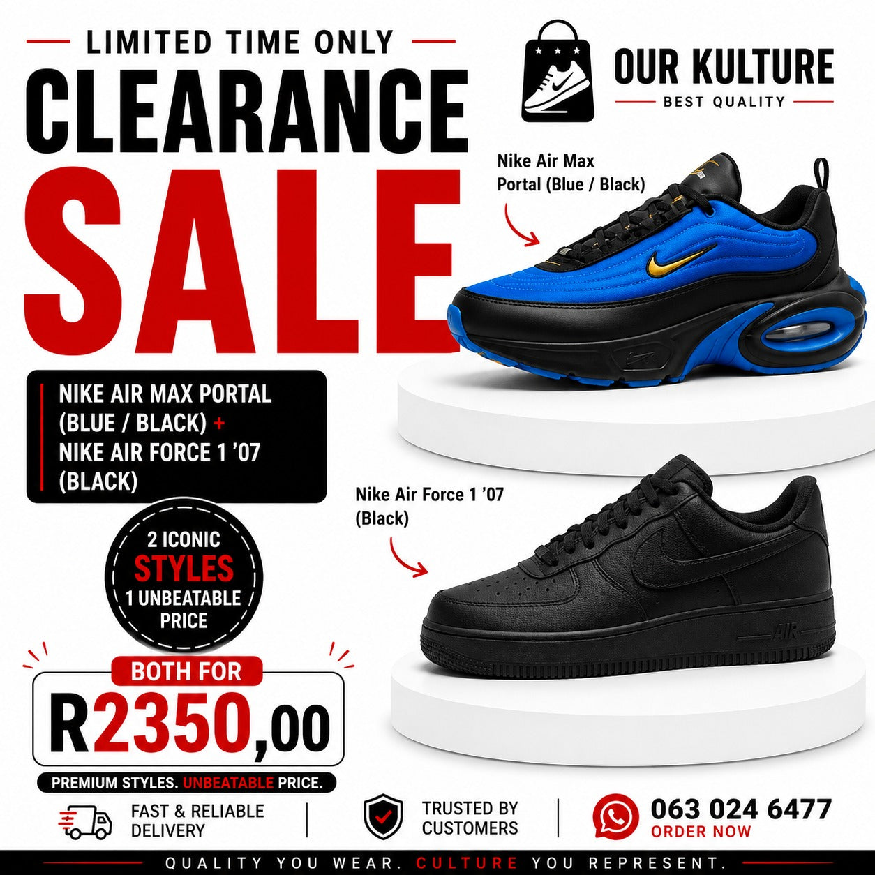Air Max Portal & Air Force 1 Combo Deal