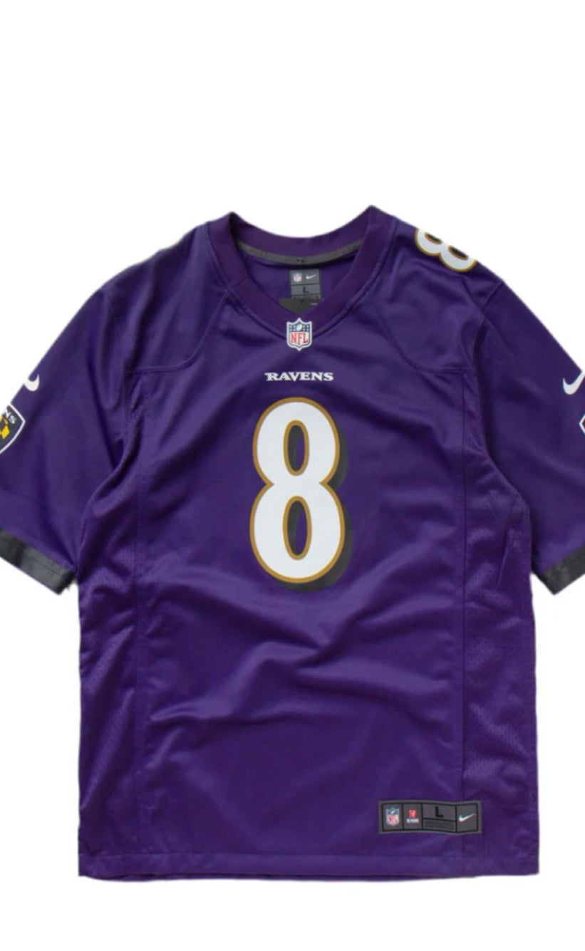 NFL BALTIMORE RAVENS LIMITED HOME JERSEY LAMAR JACKSON