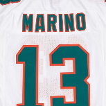 NFL MIAMI DOLPHINS ROAD GAME JERSEY 1992 DAN MARINO
