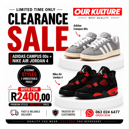 Adidas Campus & Air Jordan 4s Combo Deal