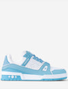 Louis Vuitton LV Trainer White Blue Fully Boxed