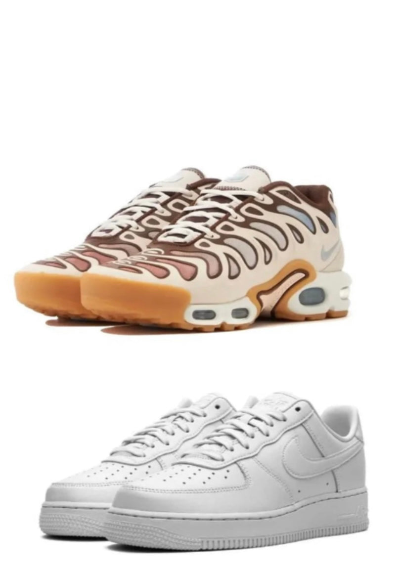 NIKE AIRMAX PLUS DRIFT “PHANTOM” X AIRFORCE 1