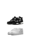 NIKE JORDAN 4 “WHITE THUNDER” X AIRFORCE 1