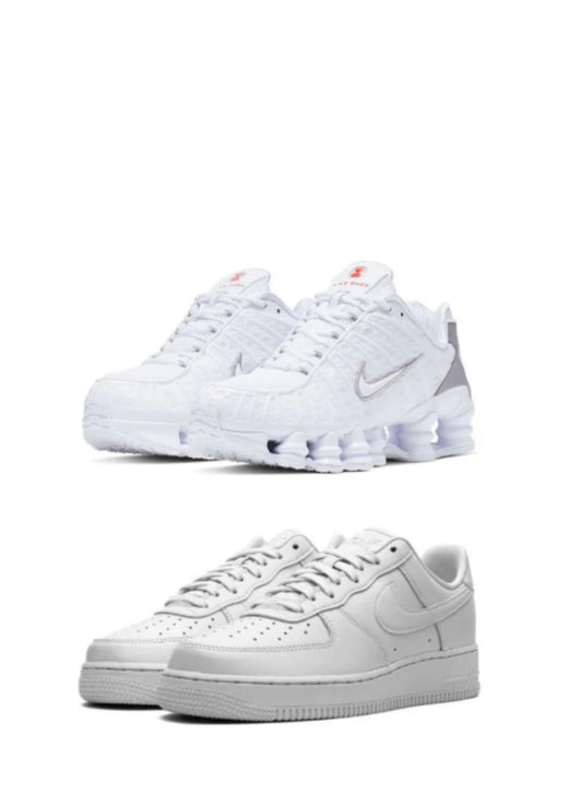 NIKE SHOX TL “WHITE” X AIRFORCE 1