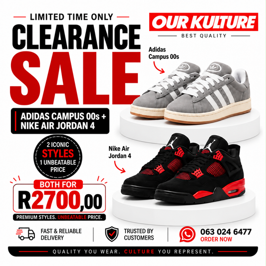 Adidas Campus & Air Jordan 4s Combo Deal