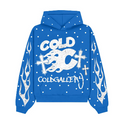 THECOLDGALLERY RHINESTONE HOODIE BLUE