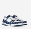 Louis Vuitton LV Trainers White Blue Fully Boxed